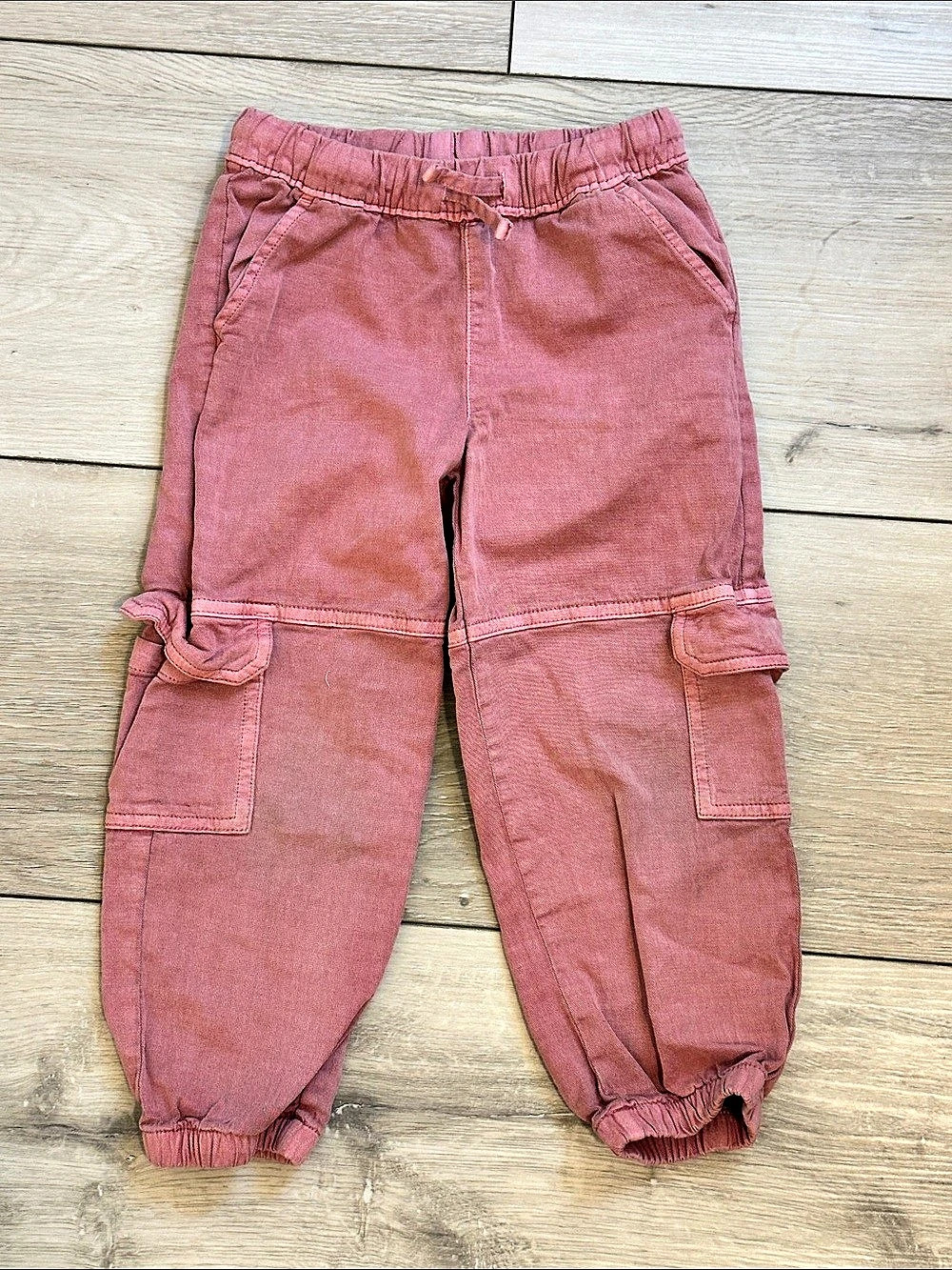 Cat & Jack Toddler Girls Cargo Jogger Pants Pink Size 4T